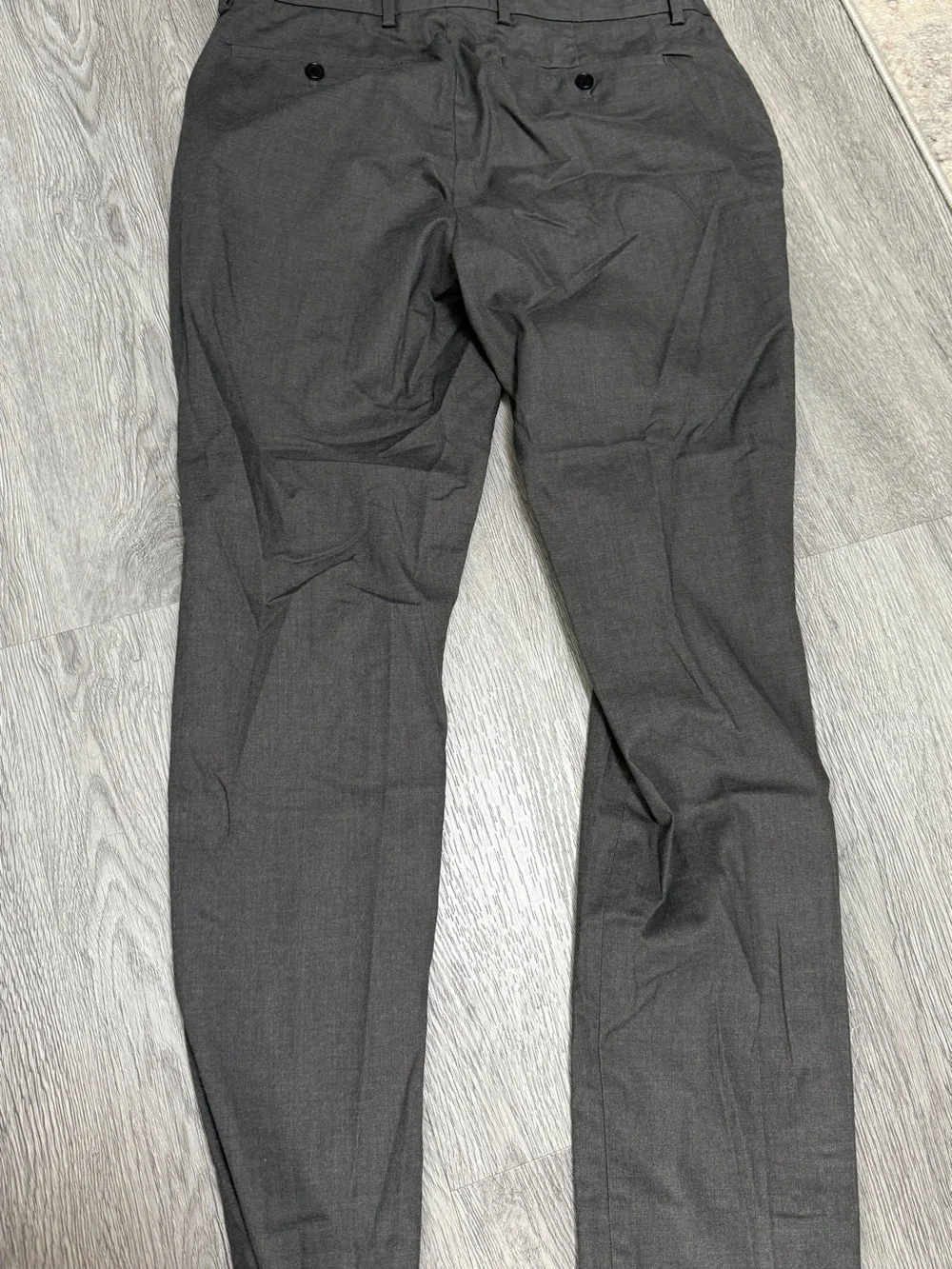 Banana Republic 31 x 30 Gray/Blue Core Temp Non-Iron Slim Fit Mens Dress Pants